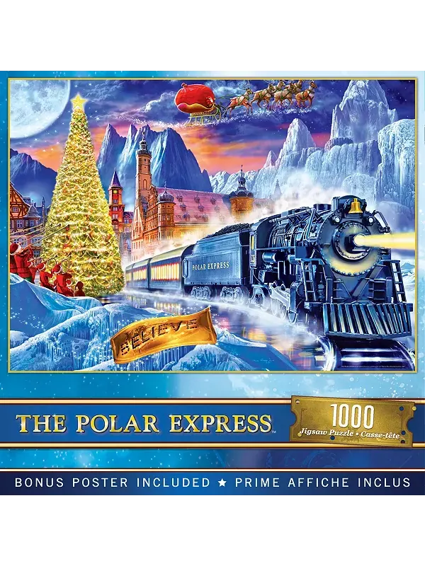 Шедевры Полярный экспресс пазл из 1000 деталей для взрослых Masterpieces Puzzles — изображение 1 из 3