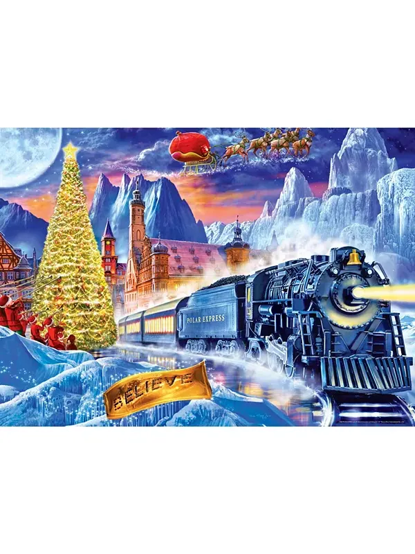 Шедевры Полярный экспресс пазл из 1000 деталей для взрослых Masterpieces Puzzles — изображение 2 из 3