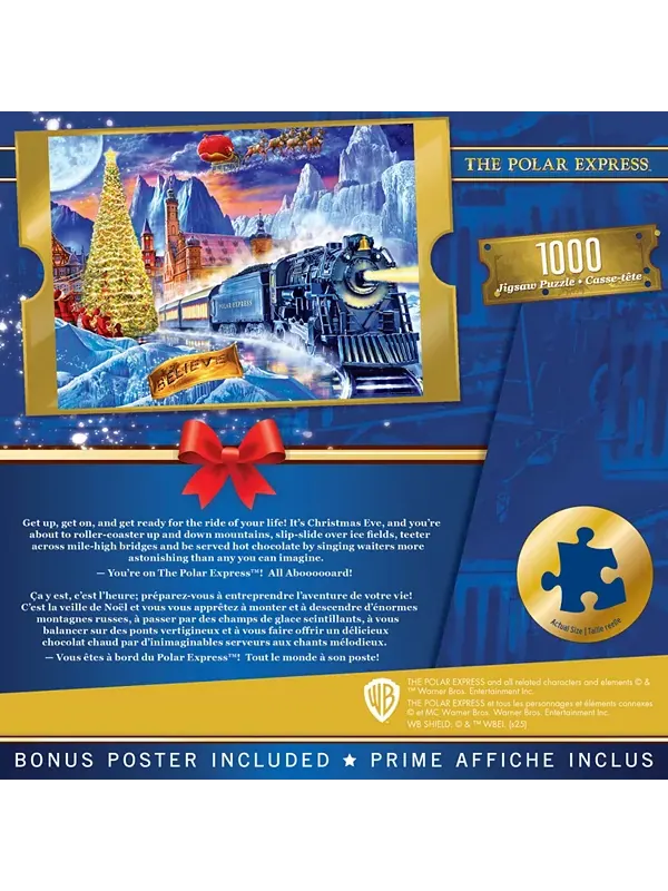 Шедевры Полярный экспресс пазл из 1000 деталей для взрослых Masterpieces Puzzles — изображение 3 из 3