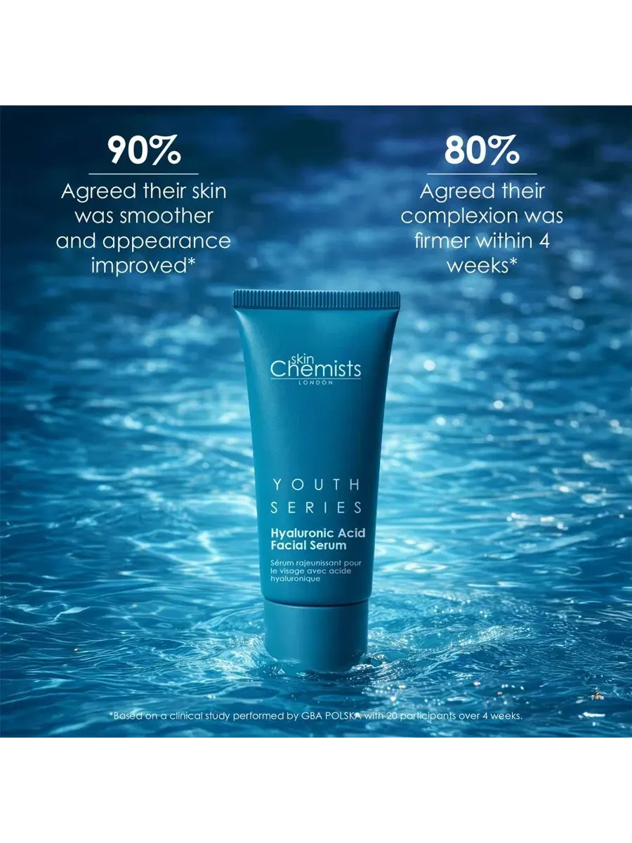 Сыворотка для лица с гиалуроновой кислотой Advanced Hyaluronic Acid, 30 мл skinChemists — изображение 2 из 6