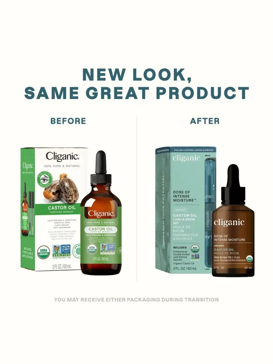 Cliganic Органическое касторовое масло - 8 унций — изображение 2 из 7