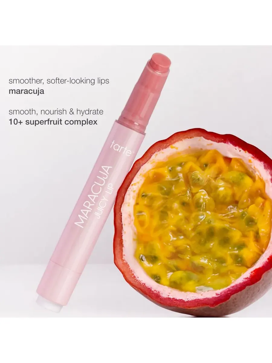 Tarte Набор из 2 предметов: карандаш для губ и бальзам для губ Maracuja Juicy Lip Rose — изображение 5 из 7
