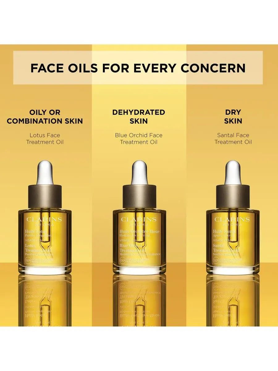 Масло для лица Clarins — Blue Orchid Radiance & Hydrating Face Treatment Oil — изображение 4 из 7