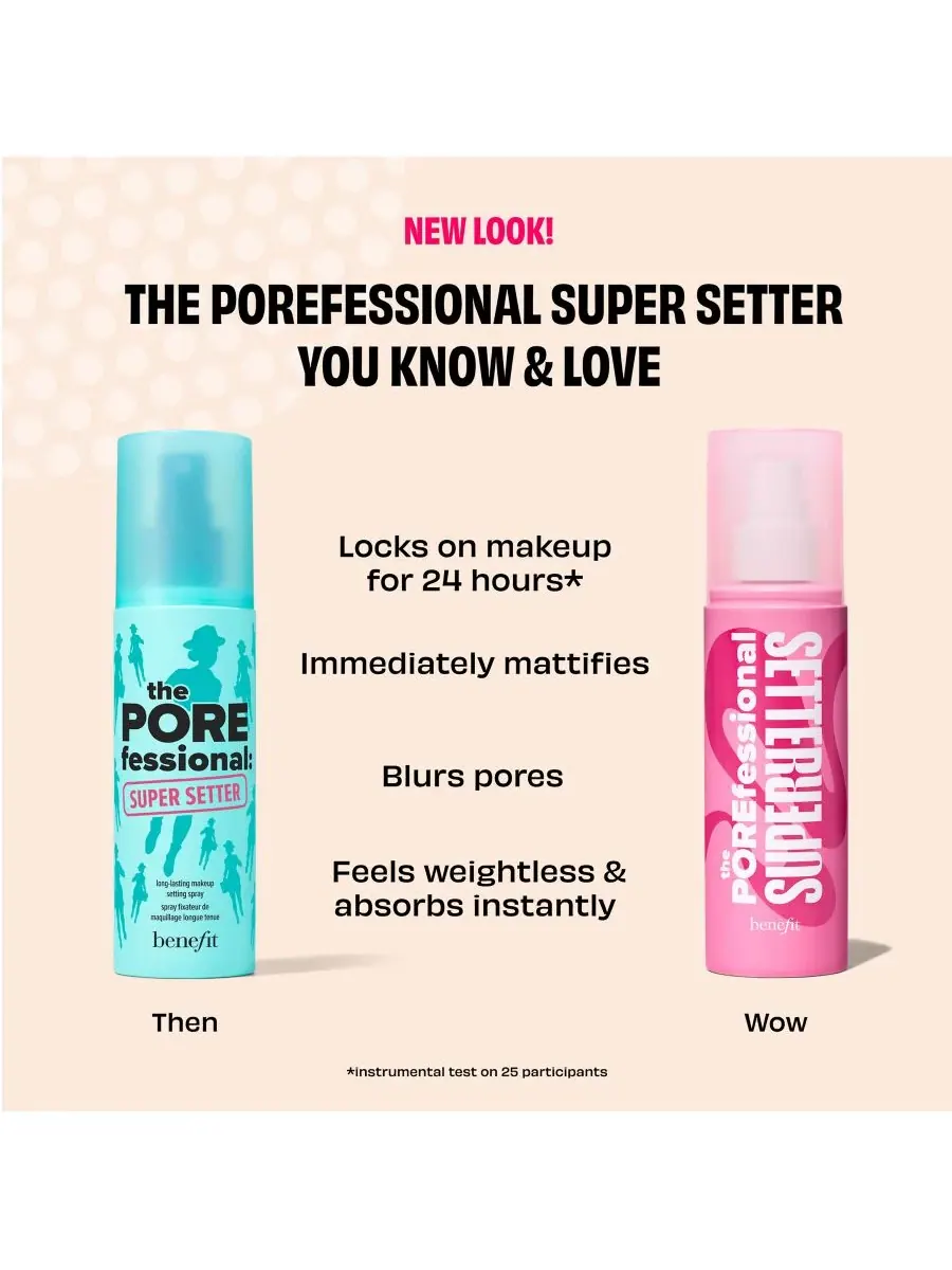 Benefit Cosmetics Набор из 2 предметов: праймер для сужения пор и фиксирующий спрей POREfessional — изображение 10 из 10