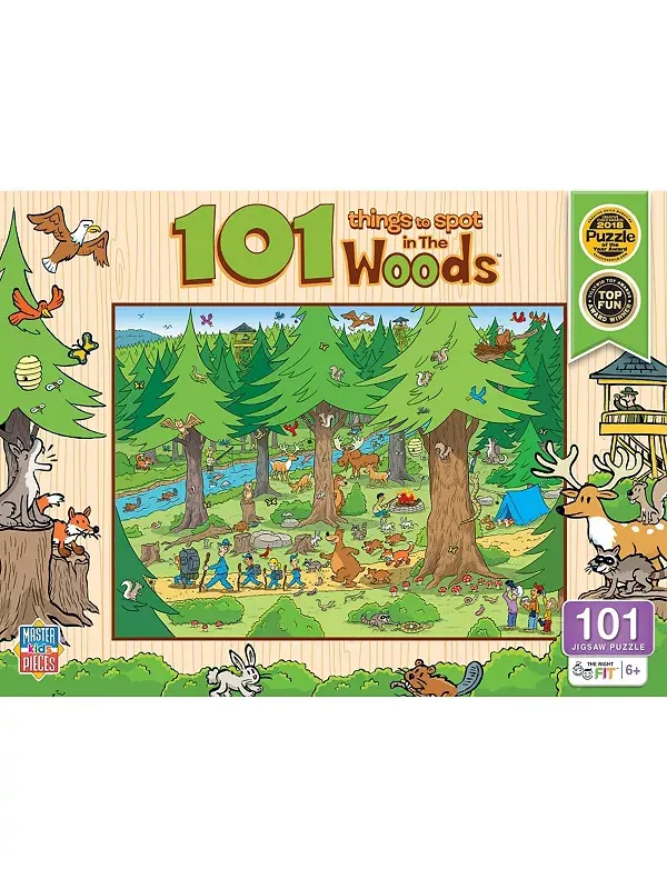 Шедевры: 101 вещь, которую можно найти в лесу — пазл из 101 элемента Masterpieces Puzzles — изображение 1 из 3