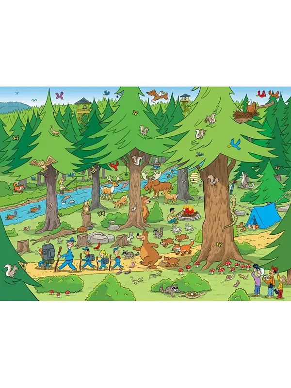 Шедевры: 101 вещь, которую можно найти в лесу — пазл из 101 элемента Masterpieces Puzzles — изображение 3 из 3