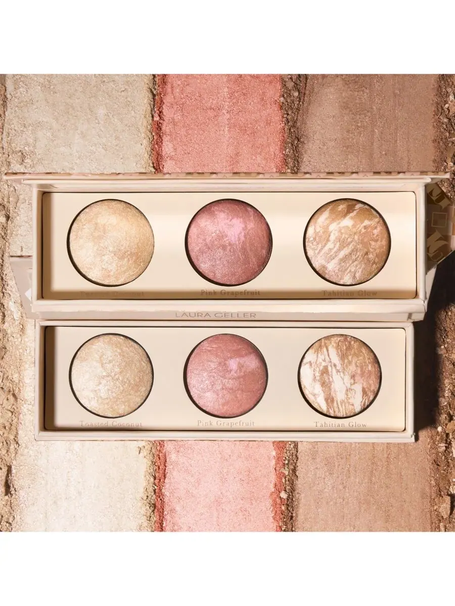 Laura Geller Beauty Набор из трех запеченных кремов для лица Geller's Greatest Lift-N-Glow — изображение 7 из 7
