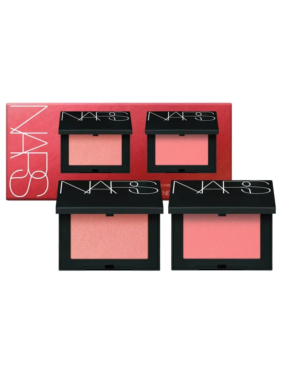 NARS Набор из двух матовых и сияющих румян Orgasm Matte and Glow Blush Duo Set — изображение 1 из 6