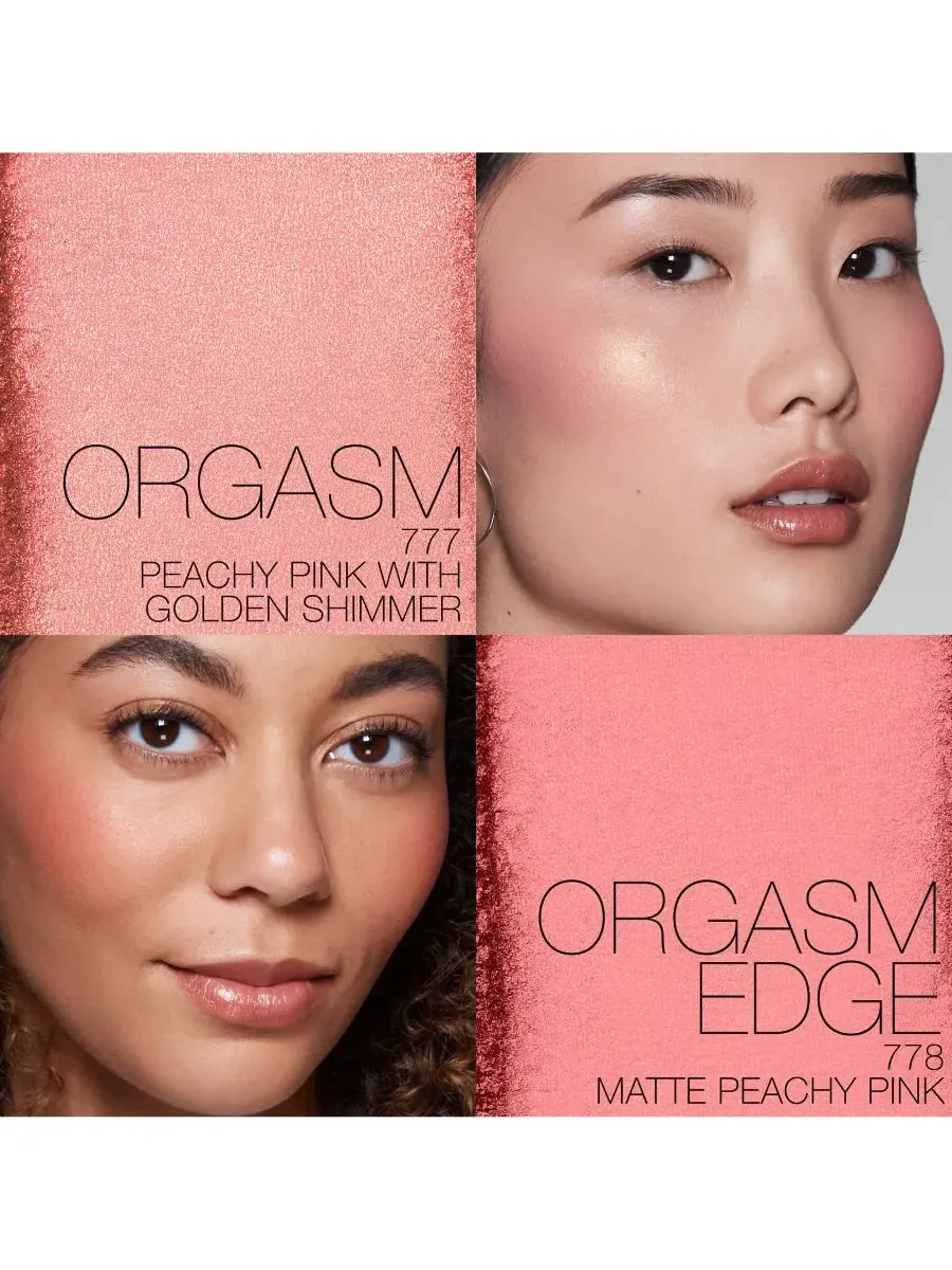 NARS Набор из двух матовых и сияющих румян Orgasm Matte and Glow Blush Duo Set — изображение 6 из 6