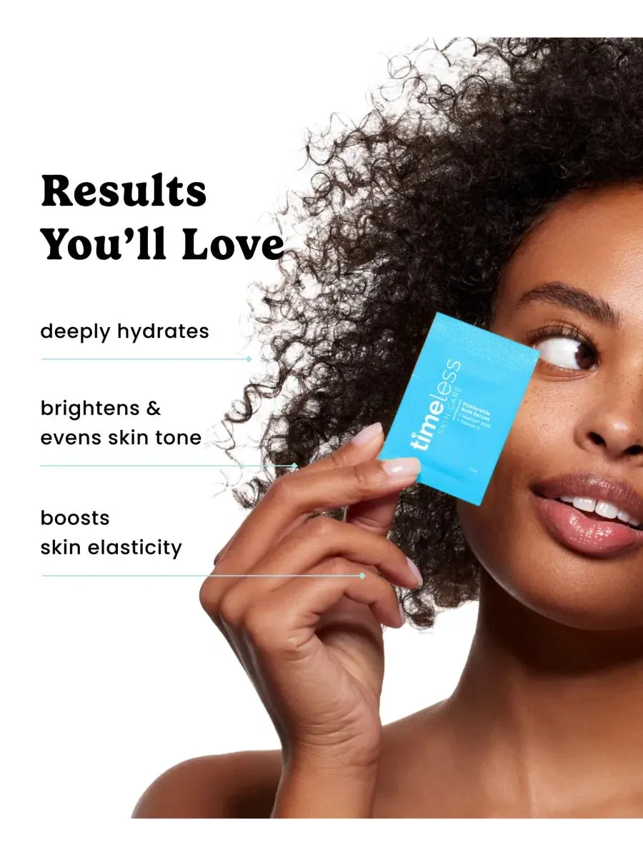 Сыворотка Timeless Skin Care — С витамином С + пептидами + гиалуроновой кислотой в одноразовых — изображение 6 из 7