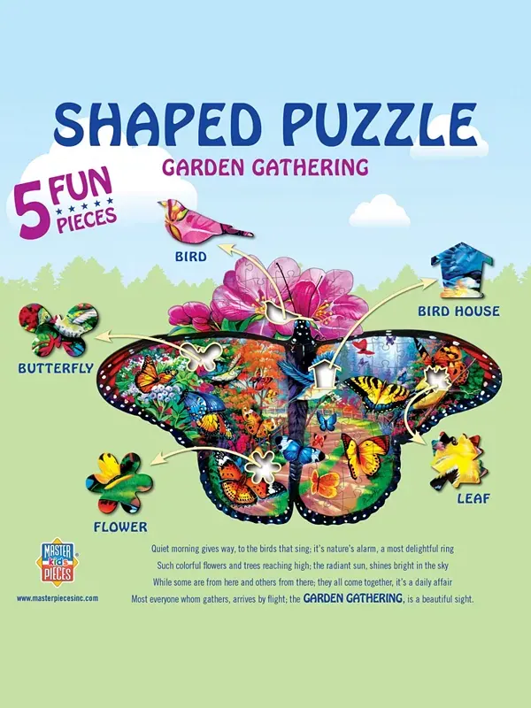 Садовый сбор шедевров — пазл из 100 деталей Masterpieces Puzzles — изображение 3 из 3