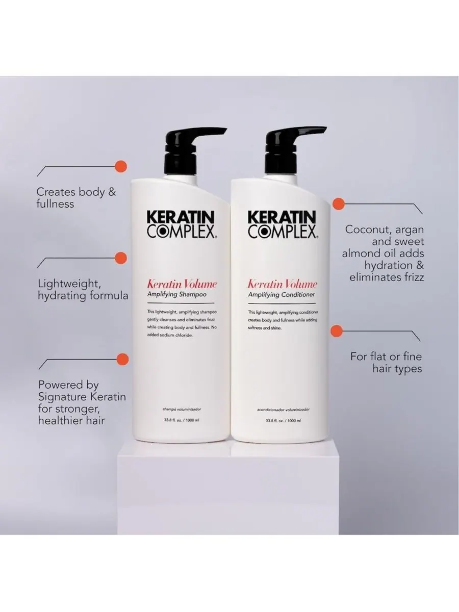 Шампунь для придания объема с кератином, 950 мл Keratin Complex — изображение 2 из 5