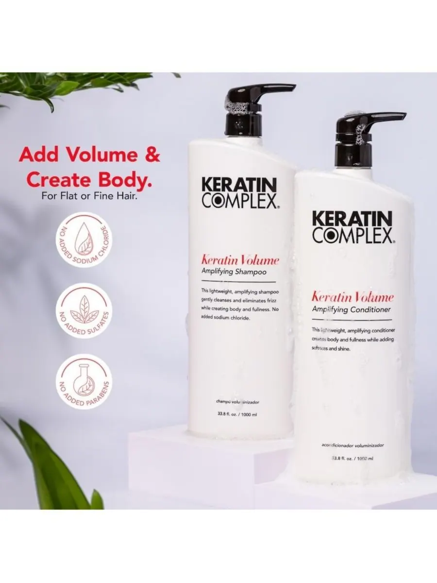 Шампунь для придания объема с кератином, 950 мл Keratin Complex — изображение 3 из 5