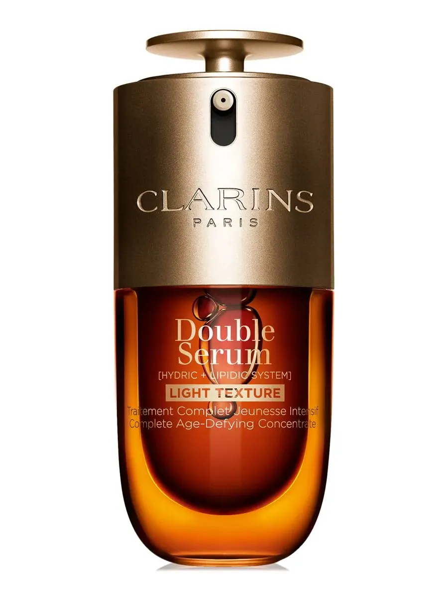 Сыворотка Clarins — DOUBLE SERUM с легкой текстурой для укрепления кожи, придания сияния и сужения — изображение 1 из 10