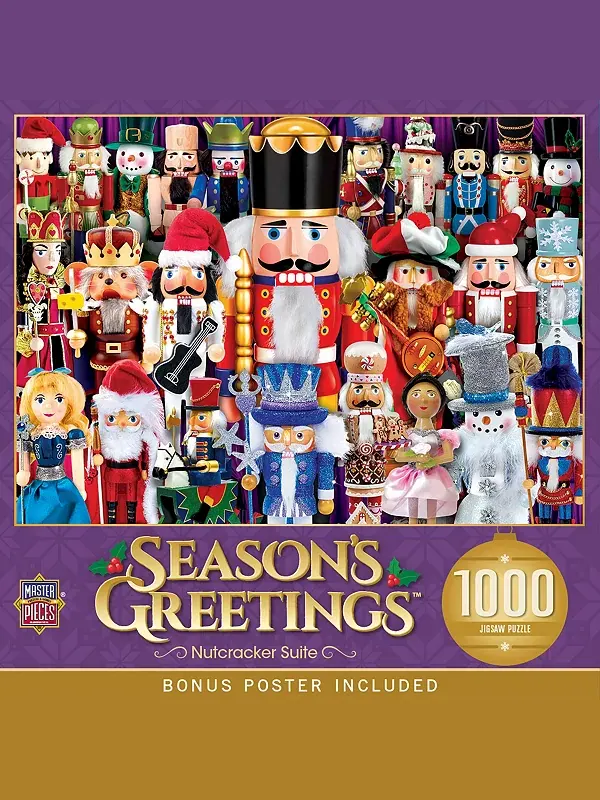 Шедевры: праздничные поздравления - пазл «Щелкунчик» из 1000 деталей Masterpieces Puzzles — изображение 1 из 3