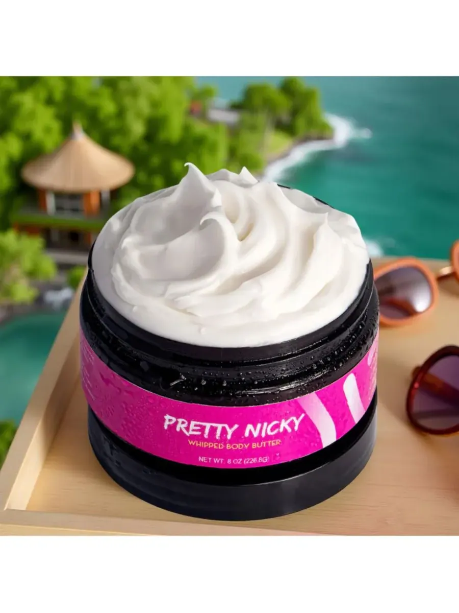 COCO XO Натуральное взбитое масло для тела Pretty Nicky, 8 унций — изображение 5 из 9