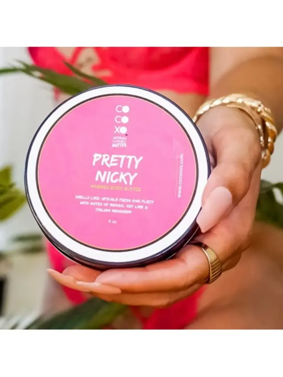 COCO XO Натуральное взбитое масло для тела Pretty Nicky, 8 унций — изображение 9 из 9