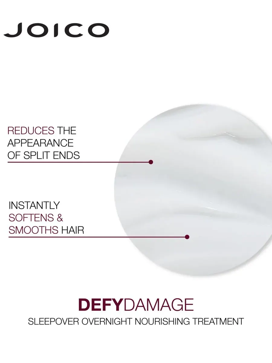 Joico Питательное средство для ночного ухода Defy Damage Sleepover Overnight Nourishing Treatment — изображение 4 из 6