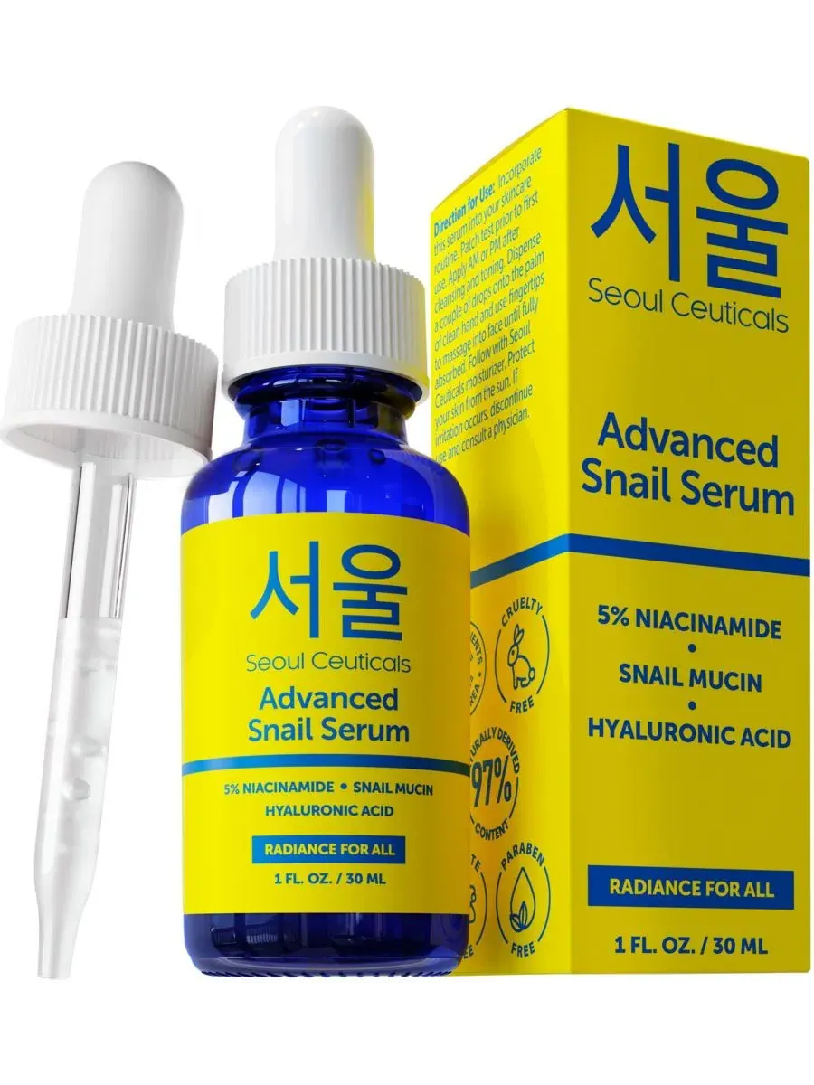 Эссенция Seoul Ceuticals — Корейская косметика по уходу за кожей: с муцином улитки, с ниацинамидом — мульти