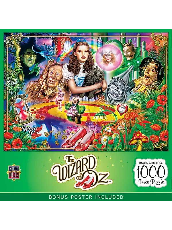 Шедевры Волшебник страны Оз - Волшебная страна Оз пазл из 1000 деталей Masterpieces Puzzles — изображение 1 из 3