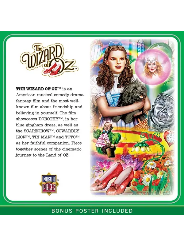 Шедевры Волшебник страны Оз - Волшебная страна Оз пазл из 1000 деталей Masterpieces Puzzles — изображение 3 из 3