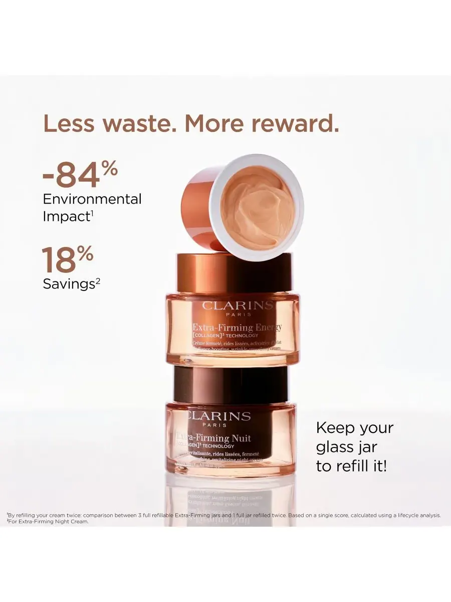Сыворотка Clarins — Сменный блок увлажняющего ночного крема для усиления контуров лица — изображение 2 из 10