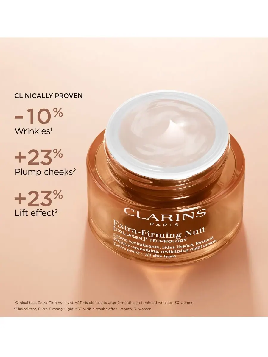 Сыворотка Clarins — Сменный блок увлажняющего ночного крема для усиления контуров лица — изображение 3 из 10