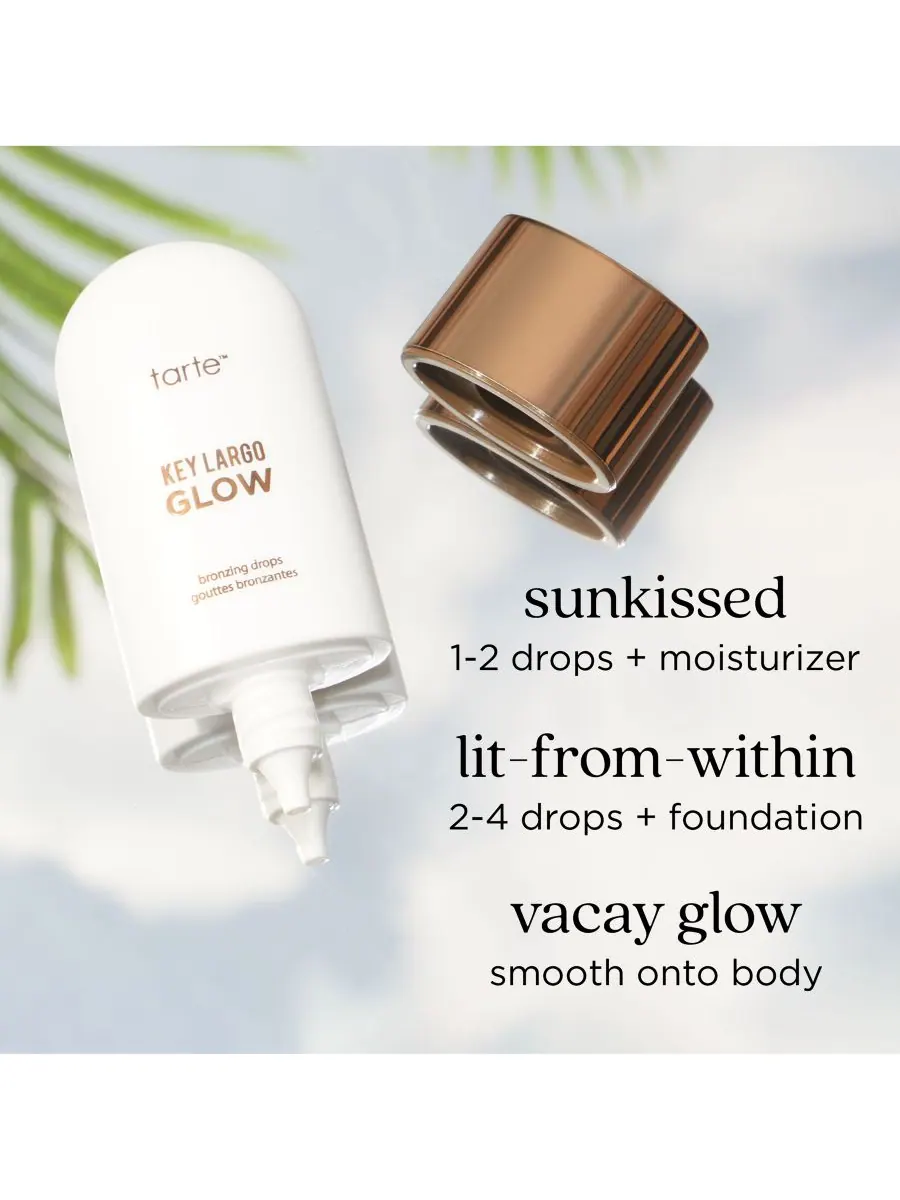 Бронзирующие капли Key Largo Glow Tarte, цвет champagne glow — изображение 7 из 8
