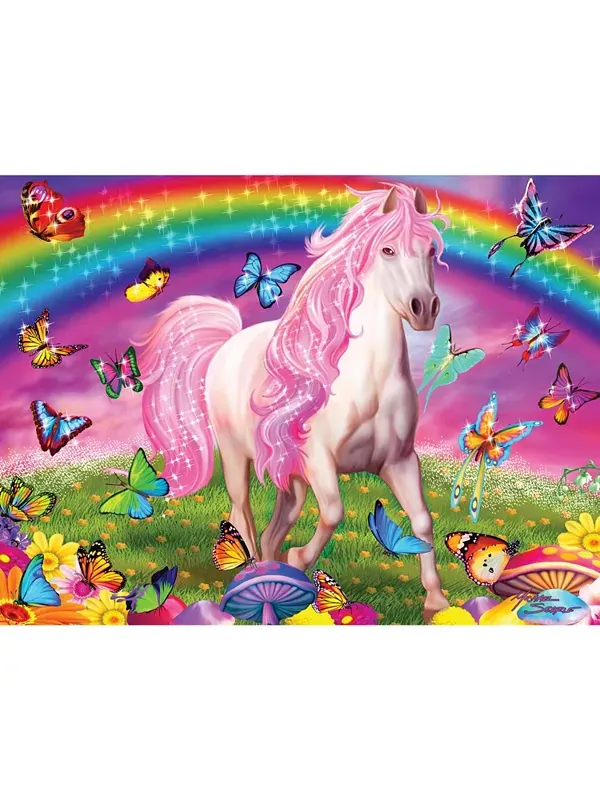Шедевры, светящиеся в темноте — пазл Rainbow World из 300 деталей EZ Grip Masterpieces Puzzles — изображение 2 из 3