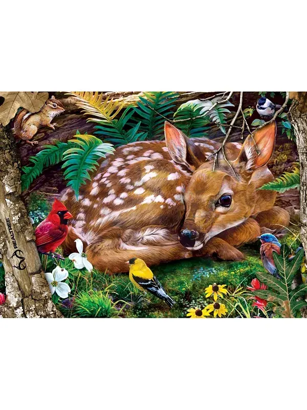 Шедевры RealTree - Пазл из 100 деталей "Лесные детки" Masterpieces Puzzles — изображение 2 из 3