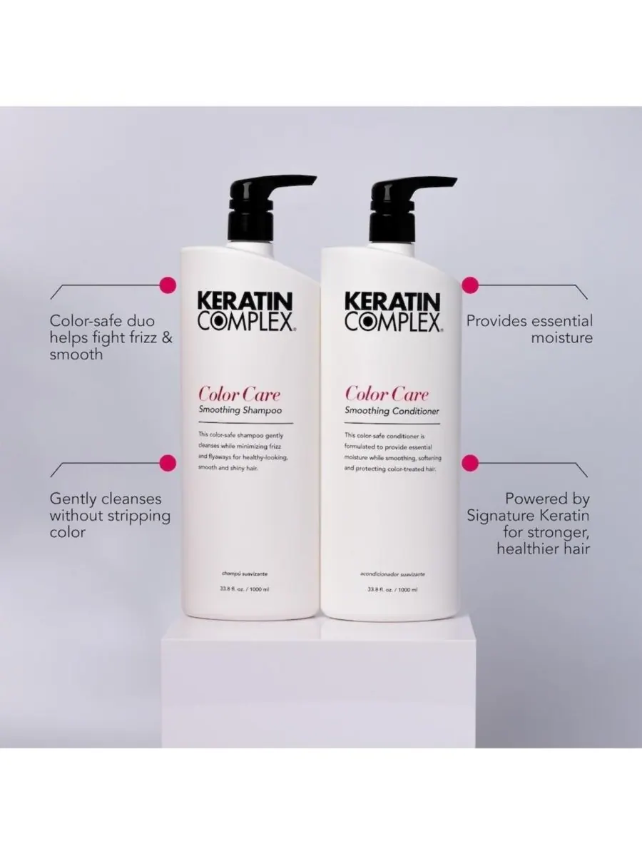 Шампунь для разглаживания цвета волос, 33,8 унции Keratin Complex — изображение 2 из 6