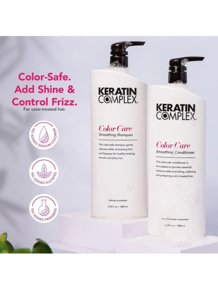 Шампунь для разглаживания цвета волос, 33,8 унции Keratin Complex — изображение 3 из 6