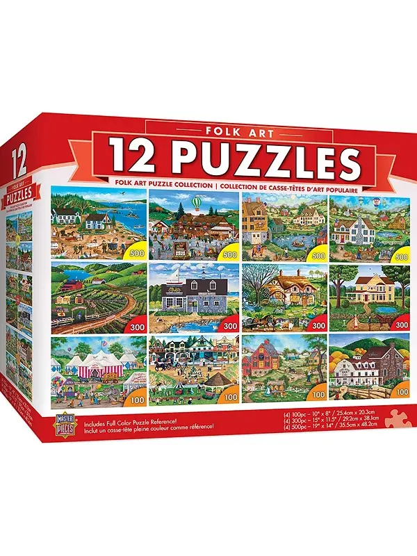 Коллекция пазлов «Шедевры народного искусства» — 12 штук для взрослых Masterpieces Puzzles — изображение 1 из 4