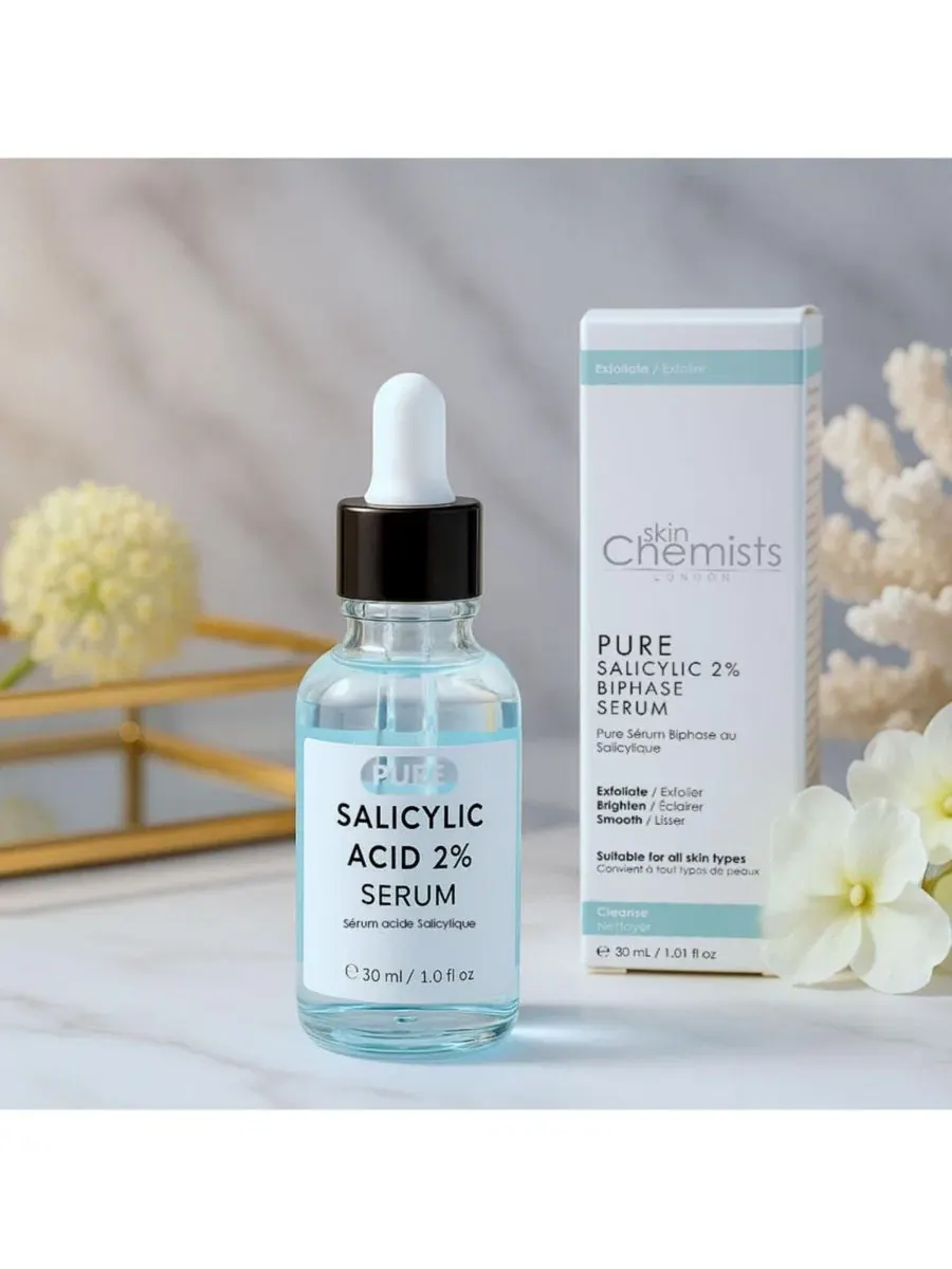Сыворотка Skinchemists — Двухфазная с % чистой салициловой кислотой, , белый, 30 мл — изображение 2 из 4