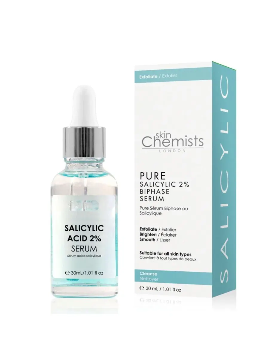 Сыворотка Skinchemists — Двухфазная с % чистой салициловой кислотой, , белый, 30 мл — изображение 3 из 4