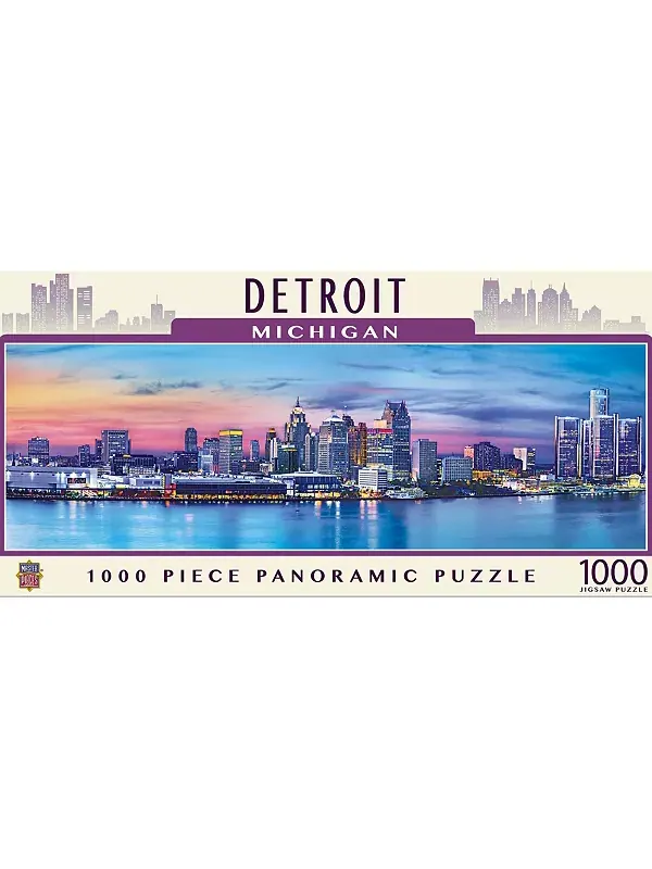 Шедевры Детройта Панорамный пазл из 1000 деталей для взрослых Masterpieces Puzzles — изображение 4 из 4