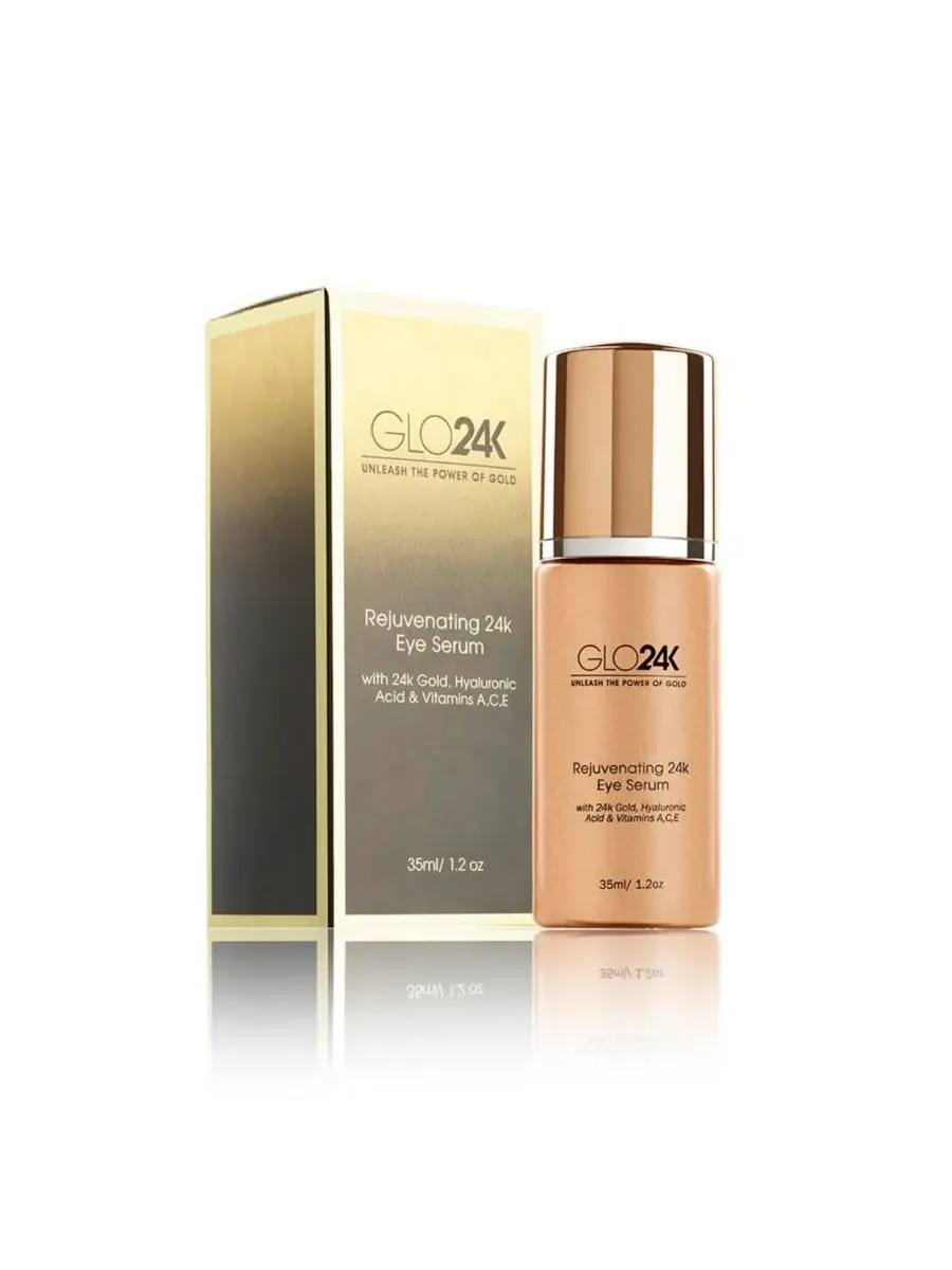 GLO24K Омолаживающая сыворотка для глаз с 24-каратным золотом, 35 г — изображение 2 из 2