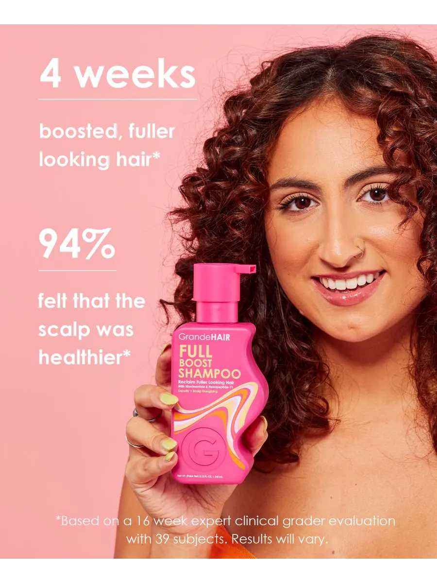 Шампунь GrandeHAIR Full Boost, 8,12 унций Grande Cosmetics — изображение 2 из 10