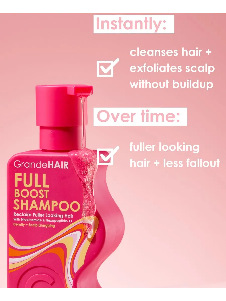 Шампунь GrandeHAIR Full Boost, 8,12 унций Grande Cosmetics — изображение 3 из 10