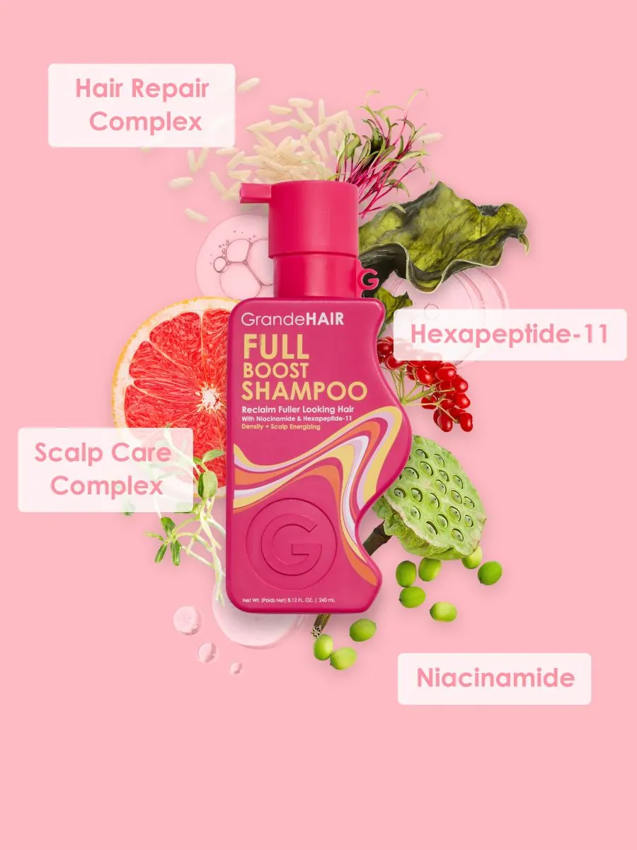 Шампунь GrandeHAIR Full Boost, 8,12 унций Grande Cosmetics — изображение 5 из 10