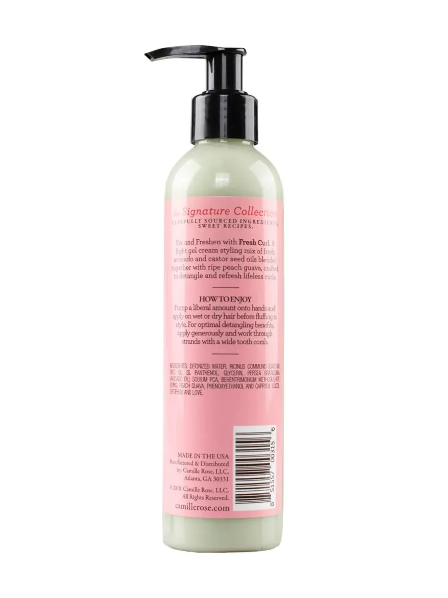 Camille Rose Средство для разглаживания и восстановления кудрей Fresh Curl, 227 мл — изображение 3 из 3