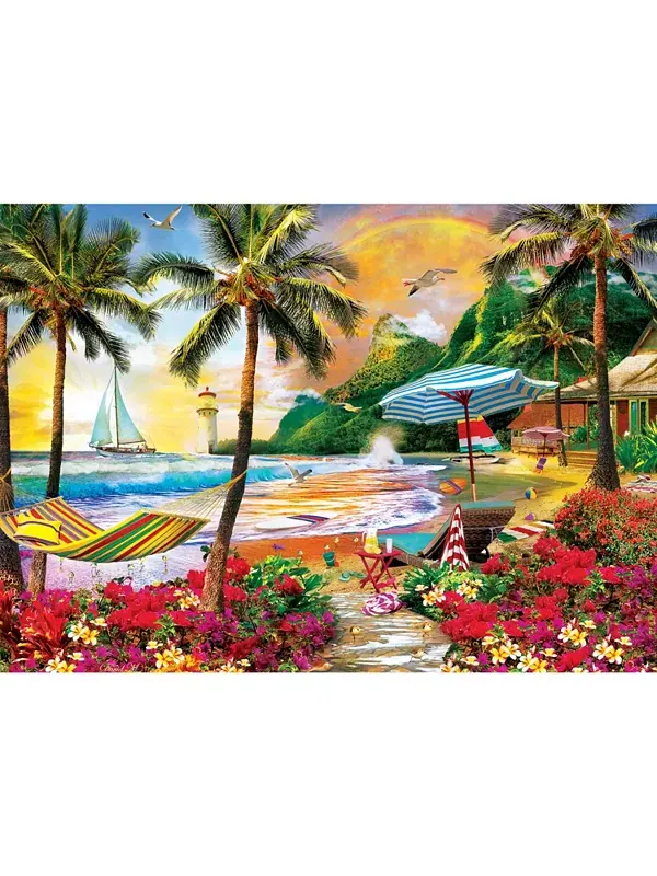 Paradise Beach - Гавайская жизнь - пазл из 500 деталей Masterpieces Puzzles — изображение 2 из 3