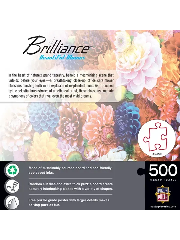 Пазл для взрослых "Brilliance - Beautiful Flowers" из 550 деталей Masterpieces Puzzles — изображение 3 из 3