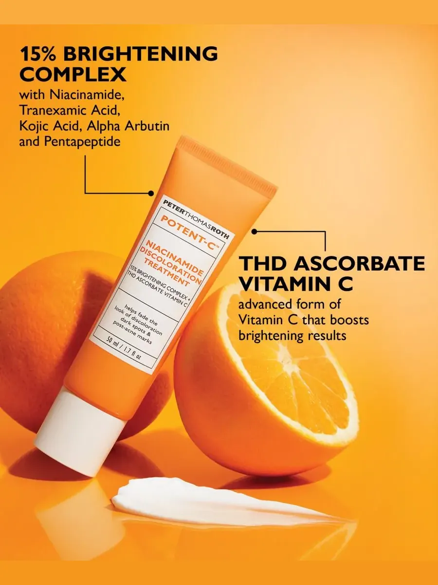 Peter Thomas Roth Средство от пигментации кожи Potent-C с ниацинамидом, 1,7 унции — изображение 5 из 7