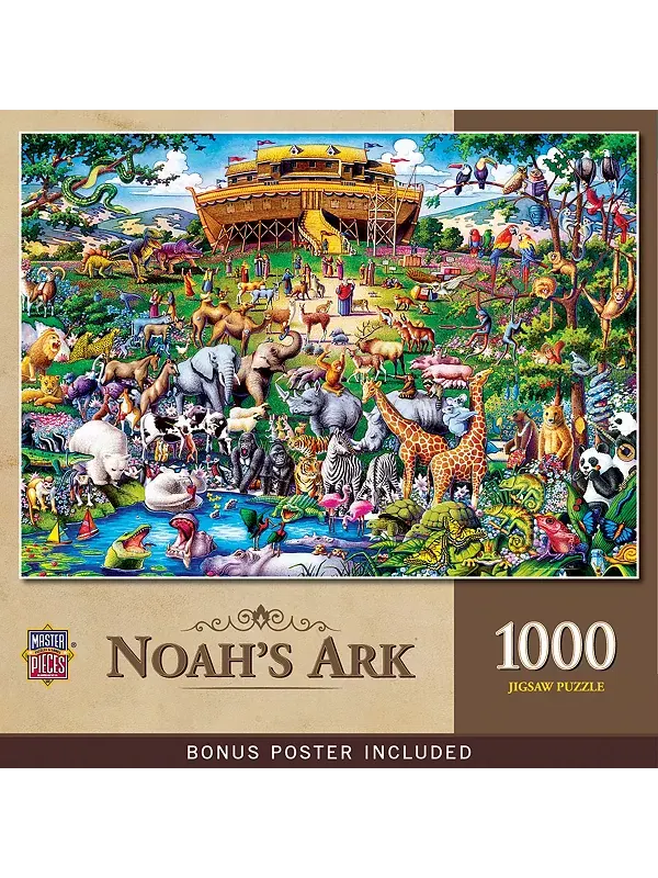 Шедевры Ноева ковчега - пазл из 1000 деталей для взрослых Masterpieces Puzzles — изображение 1 из 3