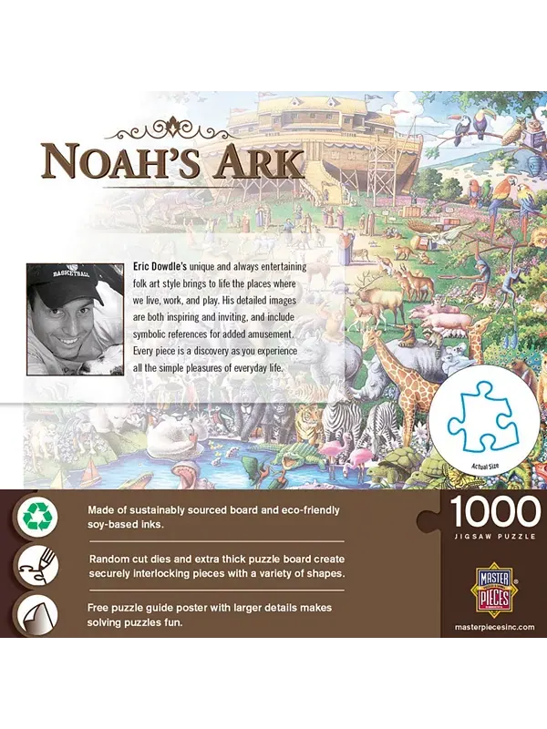 Шедевры Ноева ковчега - пазл из 1000 деталей для взрослых Masterpieces Puzzles — изображение 3 из 3