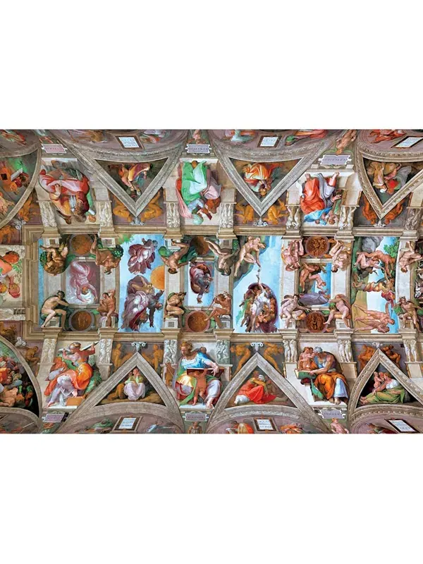 Пазл «Шедевры» из 1000 деталей — Сикстинская капелла — 19,25"x26,75" Masterpieces Puzzles — изображение 2 из 3