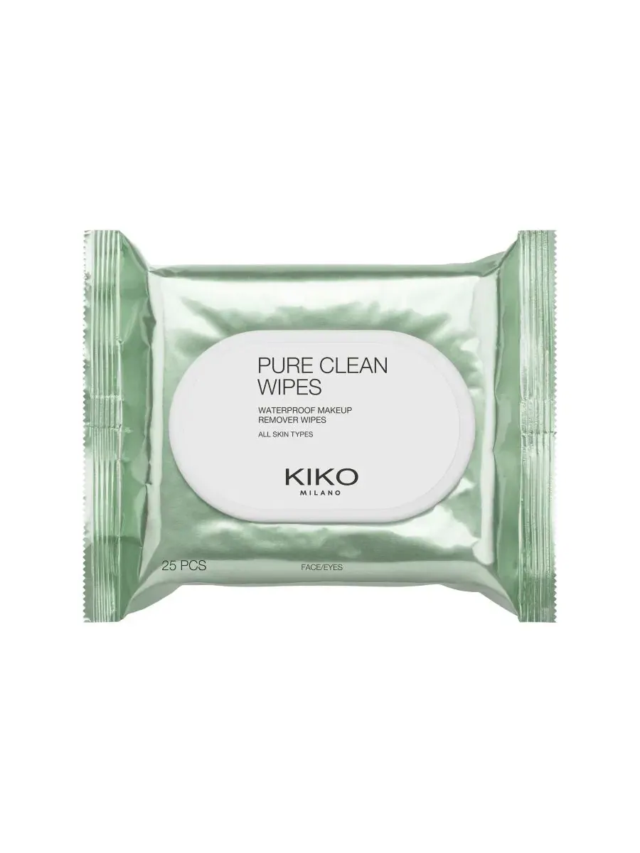 Очищающие салфетки для снятия макияжа, 25 шт, Pure Clean Wipes KIKO Milano — изображение 1 из 3