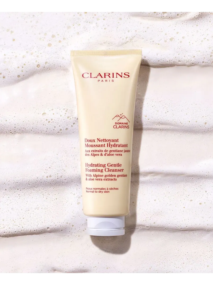 Средство для снятия макияжа Clarins — Увлажняющая нежная пенящаяся очищающая с алоэ вера — изображение 6 из 10