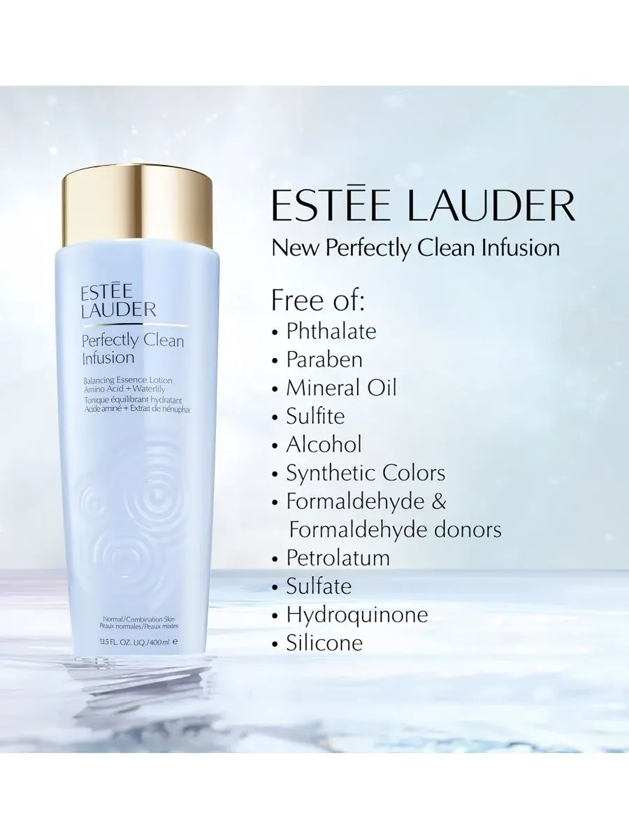 Тоник Estée Lauder Идеально очищающий балансирующий с аминокислотами и экстрактом водяной лилии — изображение 2 из 4